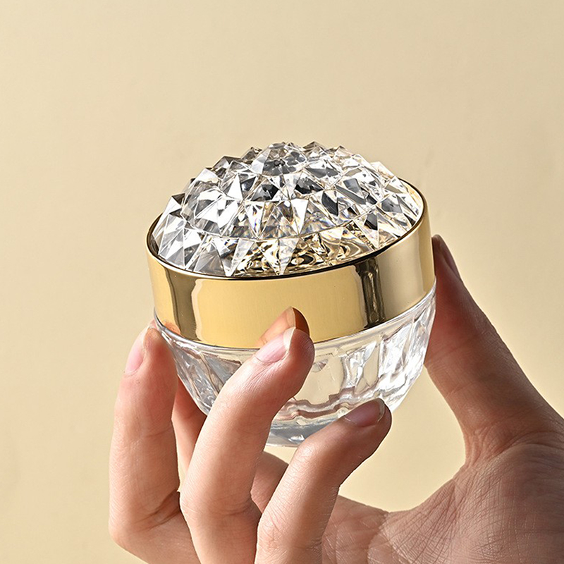Luxury Skincare Bottles - 1개 고급 다이아몬드 50g 유리 페이스