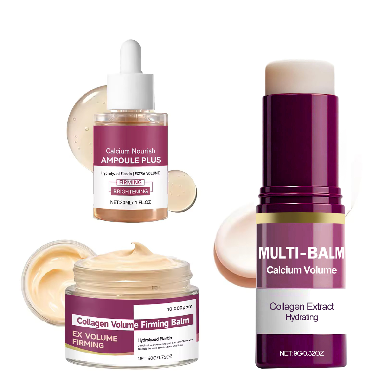Luxury Skincare Brands - 한국 칼슘 너리쉬 콜라겐 세트 –