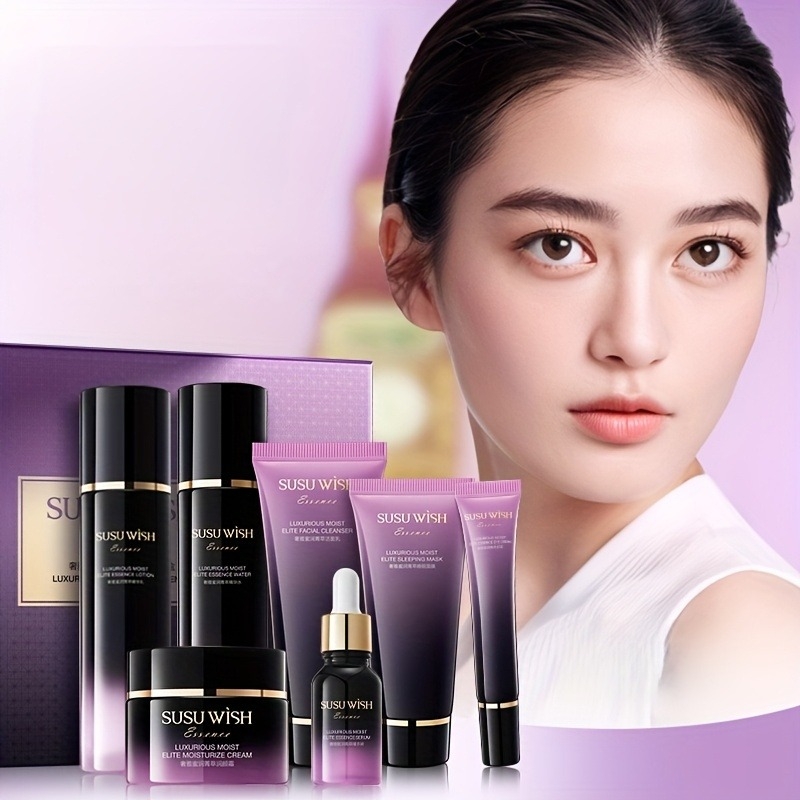 Luxury Skincare Gift Set - 고급스럽고 우아한 9종 보습 에센스 세트,