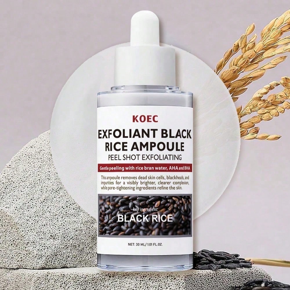 Luxury Skincare Daily - 블랙 라이스 각질제거 앰플 80ml 순한