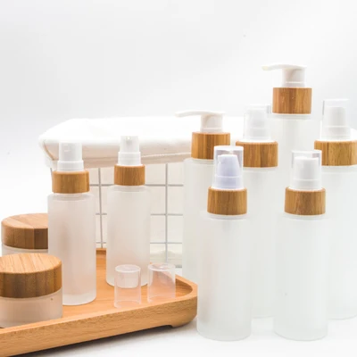 스킨케어 프린팅 고급 헤어 에센셜 오일 대나무 로션 화 - Luxury Skincare Bottles 리뷰 및 가격