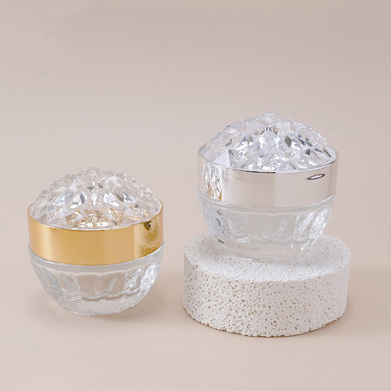 1개 고급 다이아몬드 50g 유리 페이스 크림 용기 뚜 - Luxury Skincare Bottles 리뷰 및 가격