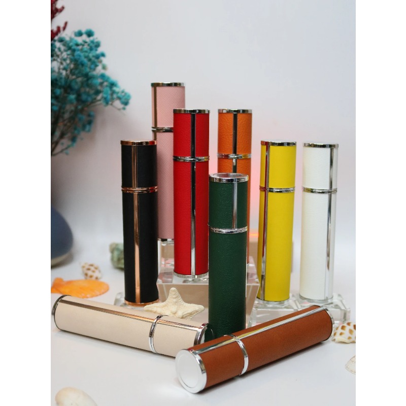 럭셔리 가죽으로 감싼 10ml 유리 향수 스프레이 병  - Luxury Skincare Bottles 리뷰 및 가격