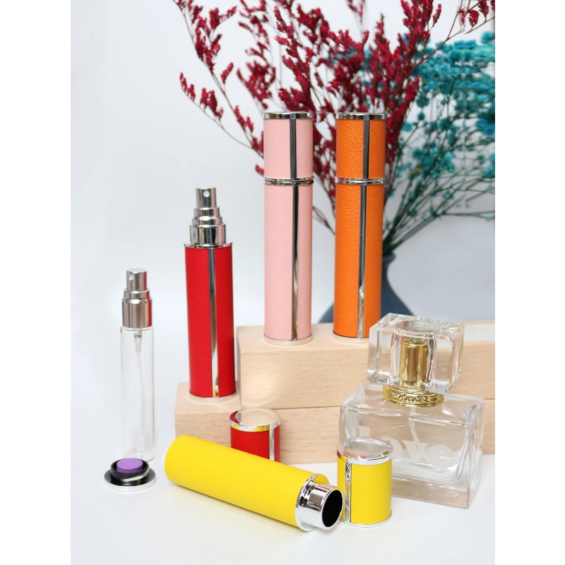럭셔리 가죽으로 감싼 10ml 유리 향수 스프레이 병  - Luxury Skincare Bottles 리뷰 및 가격