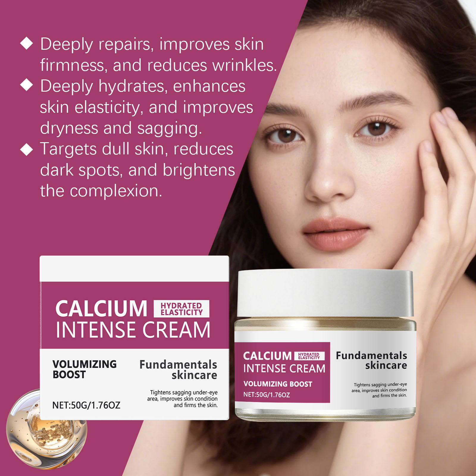 칼슘 인텐스 크림 피부 탄력 강화 보습 페이셜 퍼밍 피 - Luxury Skincare Brands 리뷰 및 가격