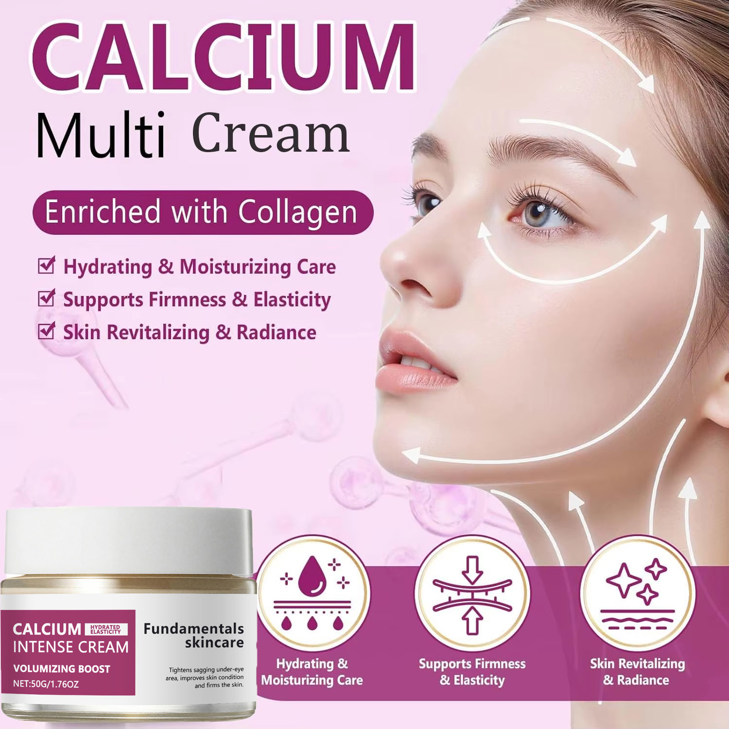 칼슘 인텐스 크림 피부 탄력 강화 보습 페이셜 퍼밍 피 - Luxury Skincare Brands 리뷰 및 가격