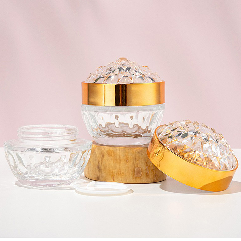 럭셔리 다이아몬드 50g 유리 페이스 크림 용기 뚜껑  - Luxury Skincare Bottles 리뷰 및 가격