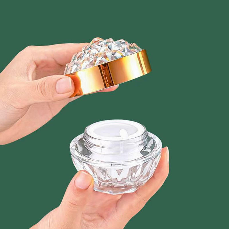 럭셔리 다이아몬드 50g 유리 페이스 크림 용기 뚜껑  - Luxury Skincare Bottles 리뷰 및 가격