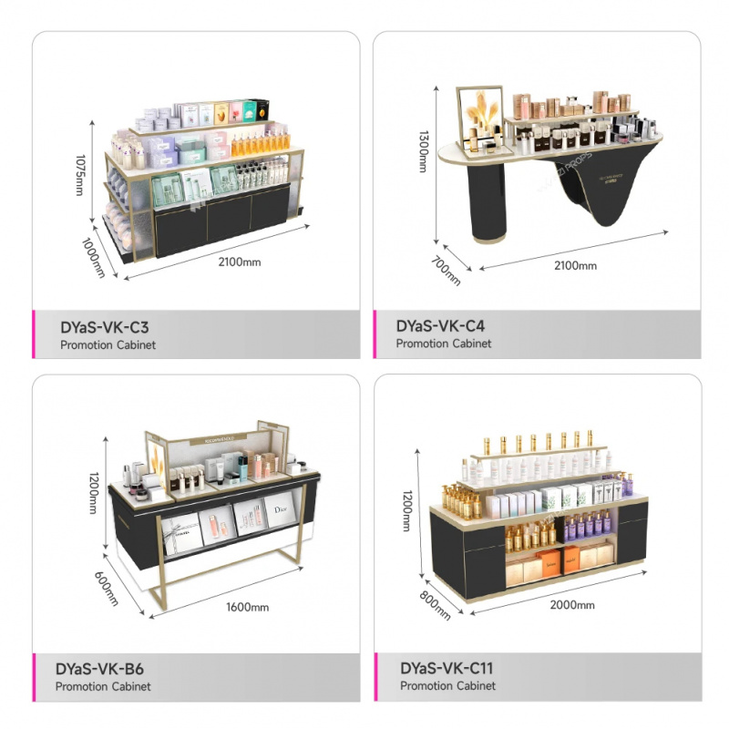 맞춤형 고급 화장품 진열대, LED 조명이 있는 명품  - Luxury Skincare & Spa Reviews 리뷰 및 가격