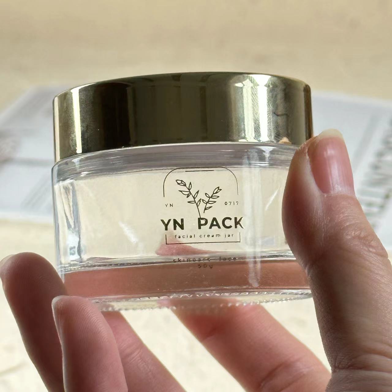 프로스트 유리 화장품 항아리 골드 뚜껑 화장품 스킨 케 - Luxury Skincare Bottles 리뷰 및 가격