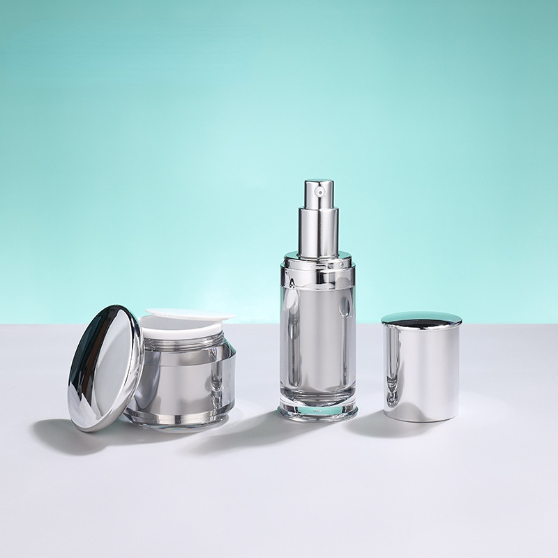 빈 아크릴 로션 크림 화장품 병, 실버 럭셔리 스킨 케 - Luxury Skincare Bottles 리뷰 및 가격